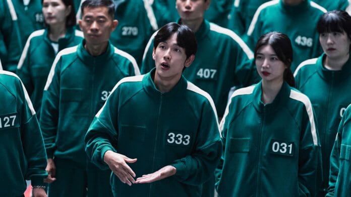 Squid Gamen uusi kausi lähestyy. Kuvassa uusimman kauden kuvakaappaus.