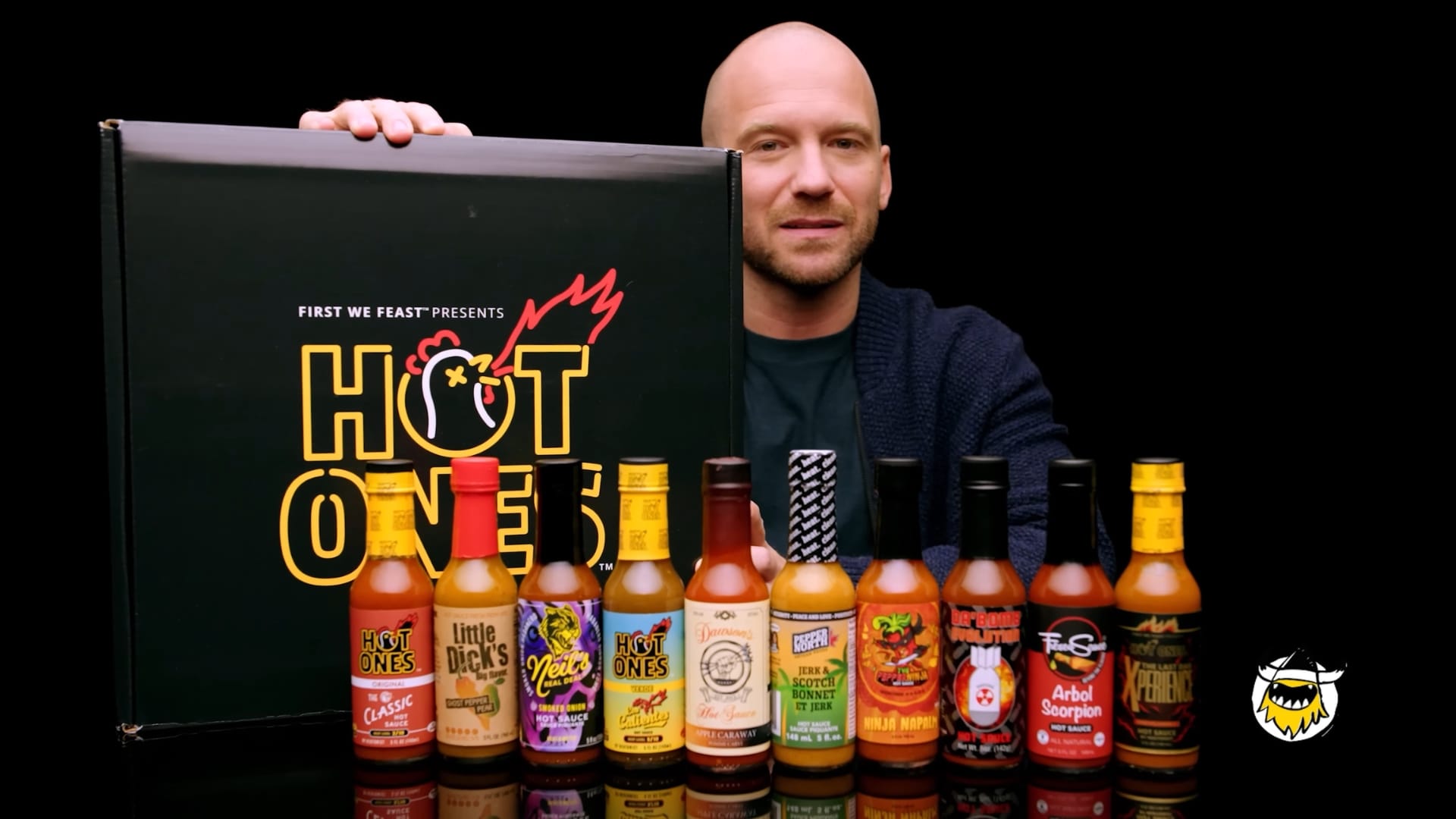 Sean Evans Hot Ones -ohjelmassa. Hot Ones myytiin!