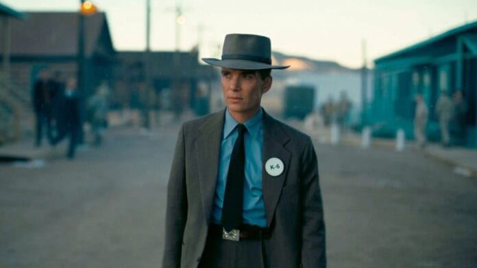 Oppenheimer-elokuvan kuvakaappaus. Suomen suosituimmat digitaalisesti julkaistut elokuvat 2024!