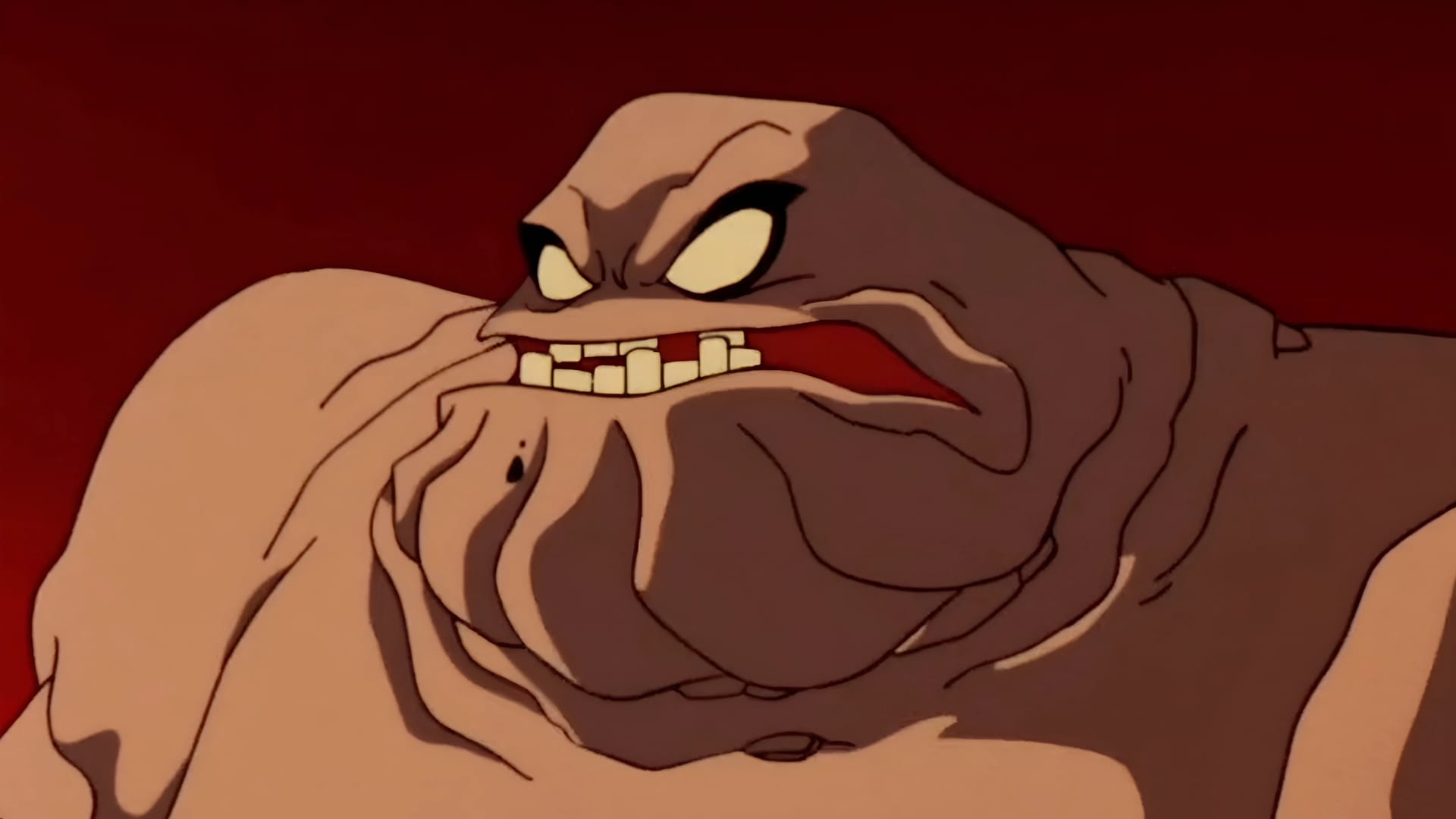 Savinaama Batrman-piirretyssä. Savinaama-elokuva tulee pian.