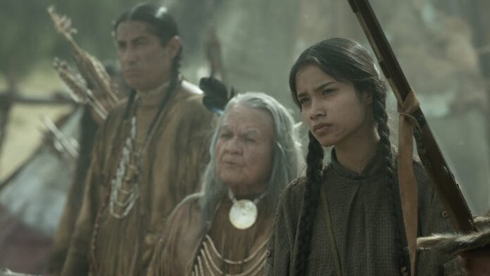 American Primeval -sarjan kuvakaappaus.