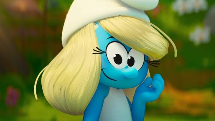 Smurffiinaa näyttelee Rihanna. Smurffit tekevät paluun!
