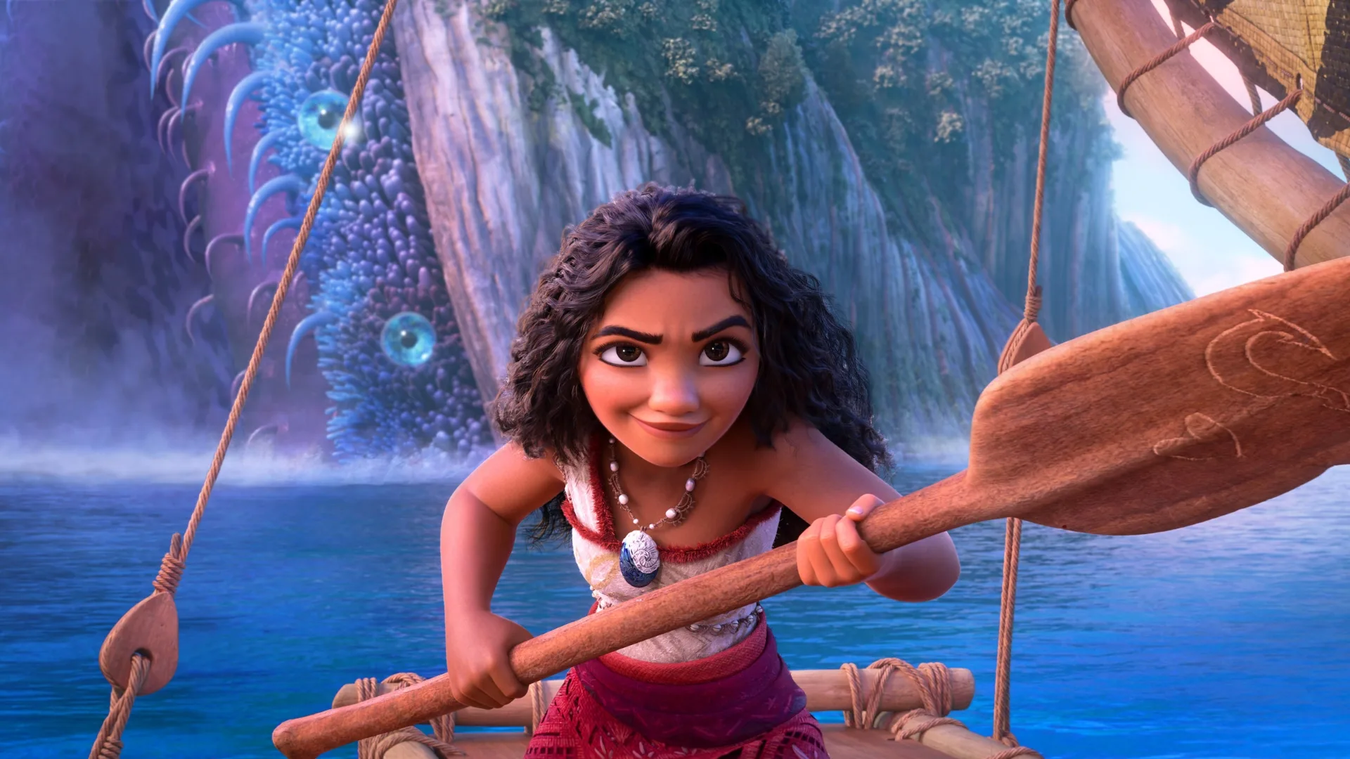 Vaiana 2 -elokuvan kuvakaappaus