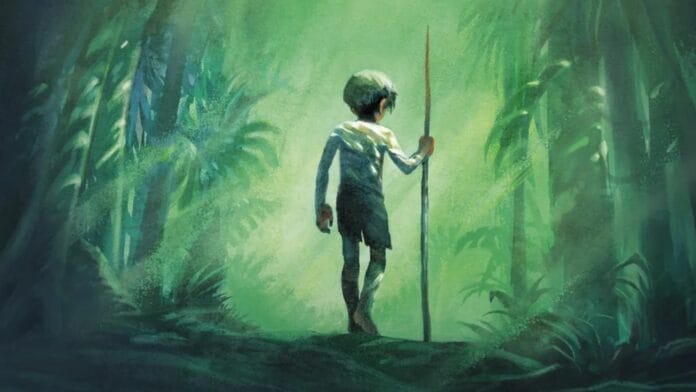 Kuvitus Kärpästen herra -kirjasta