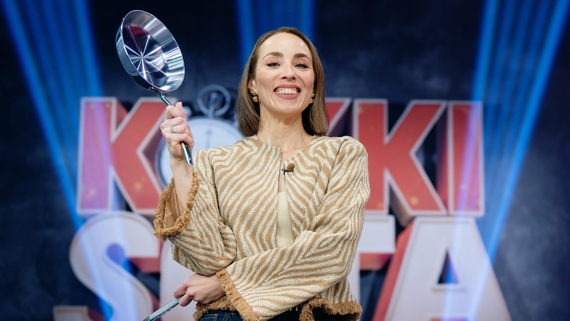 Kokkisota-ohjelman juontaja Anni Ihamäki