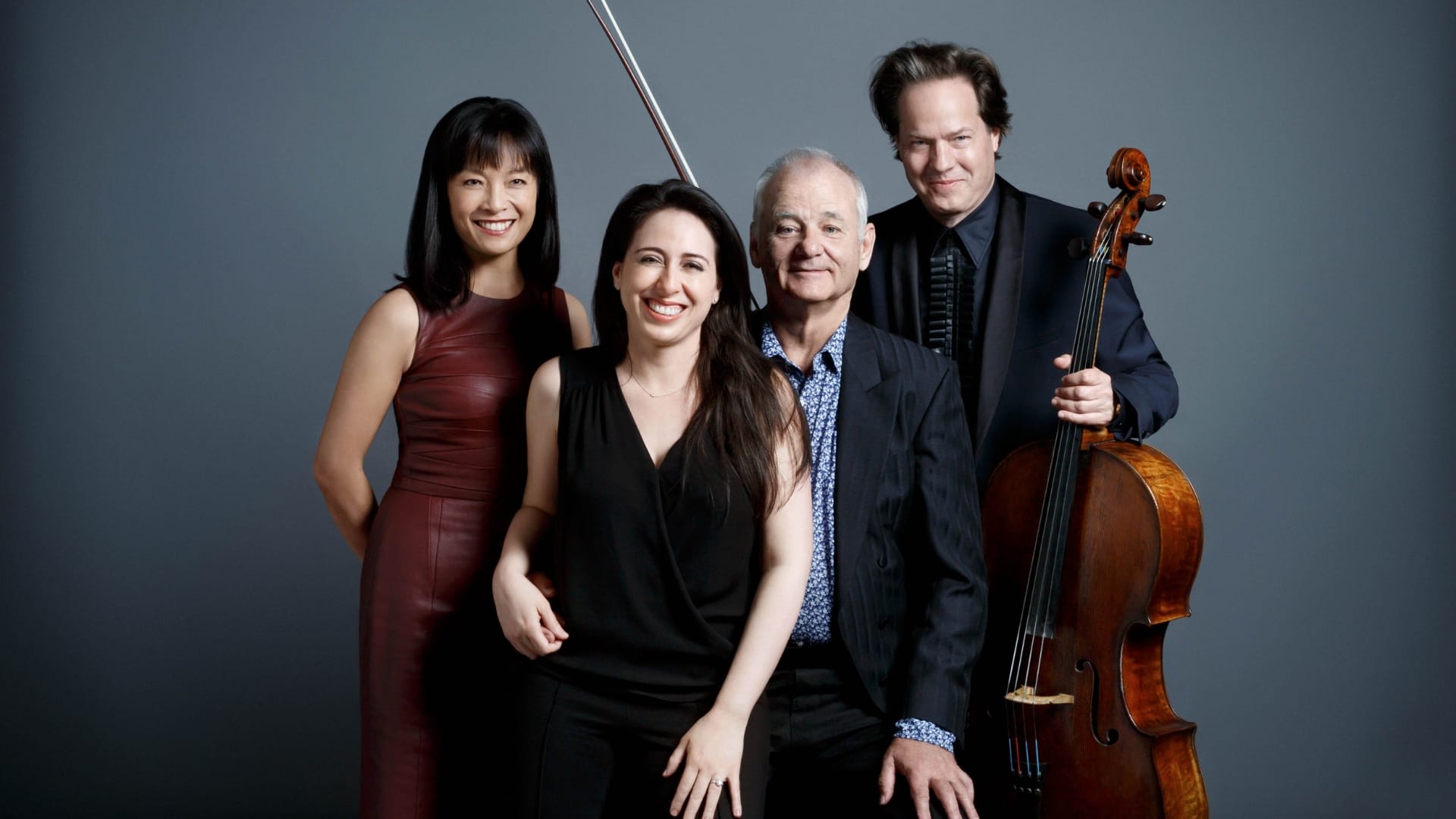 New Worlds -kokoonpanon jäsenet. Bill Murray saapuu Suomeen!