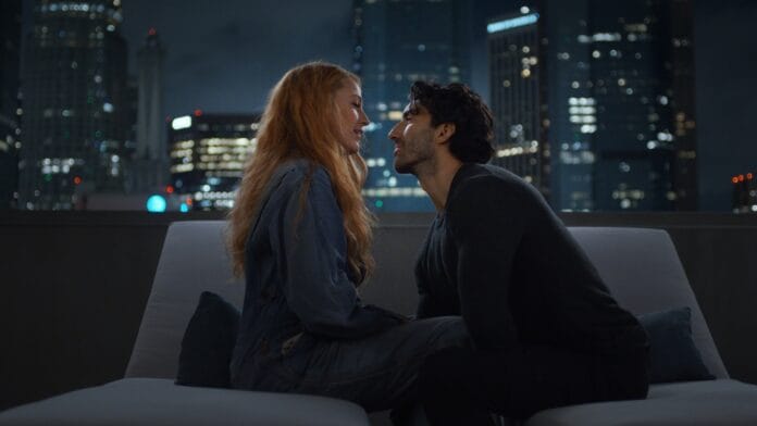 Blake Lively ja Justin Baldoni It Ends With Us -elokuvassa. Colleen Hooverin kirjat muuttuvat pian elokuviksi!