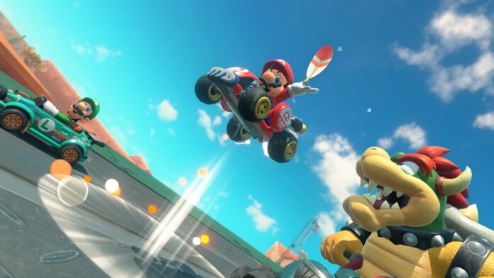 Mario Kart World -pelin kuvakaappaus