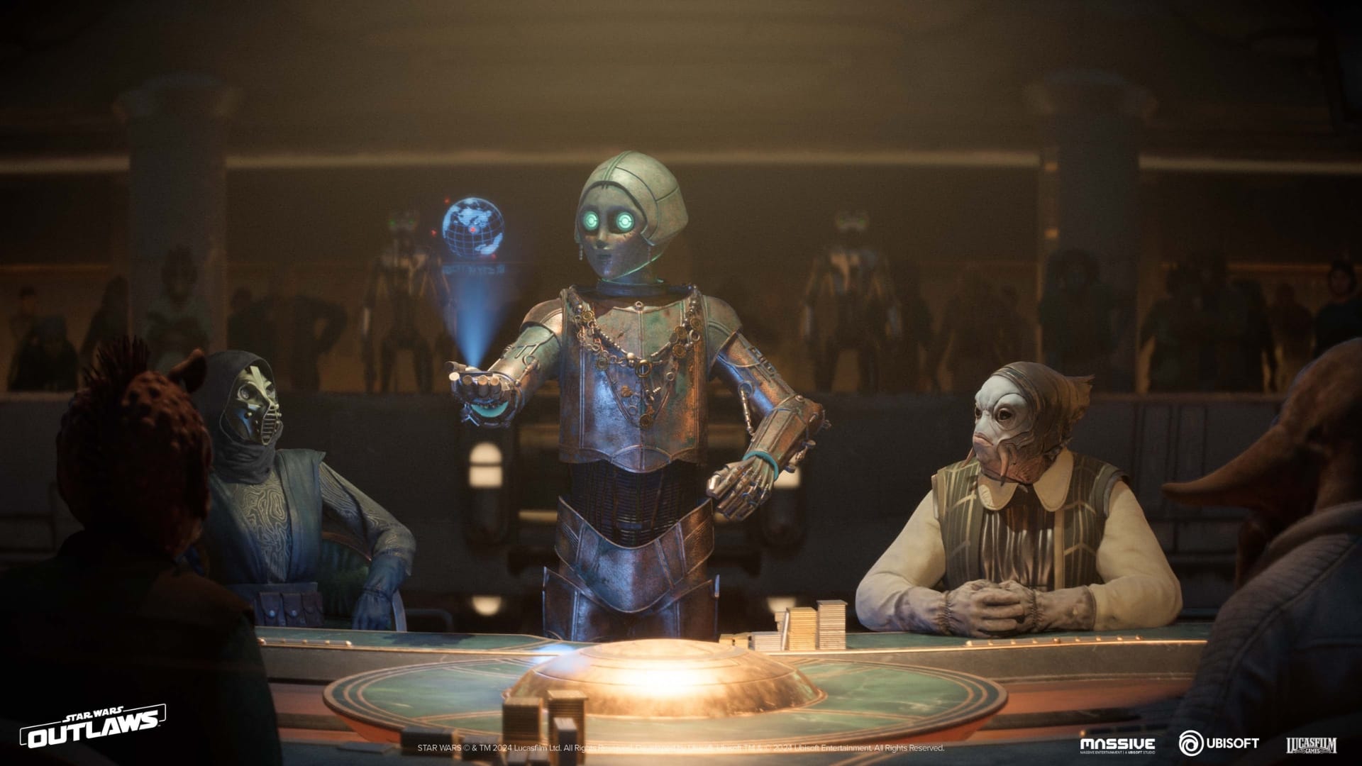 Star Wars Outlaw -pelin kuvakaappaus