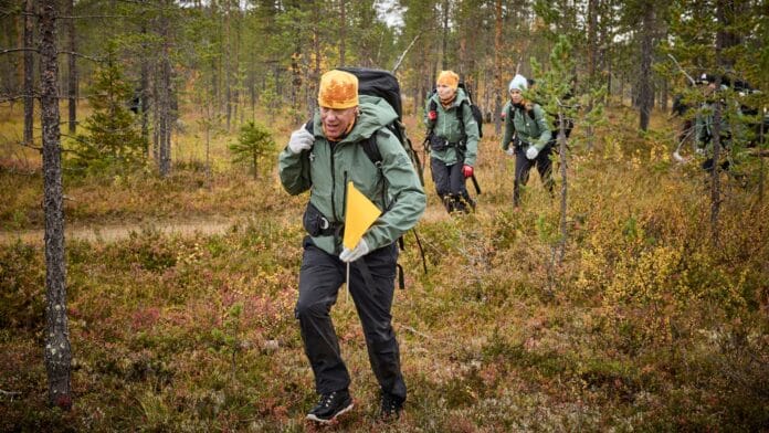 Suuri seikkailu käynnistyy Suuren seikkailun tyypit kävelemässä polulla. Suuri seikkailu käynnistyy jälleen!