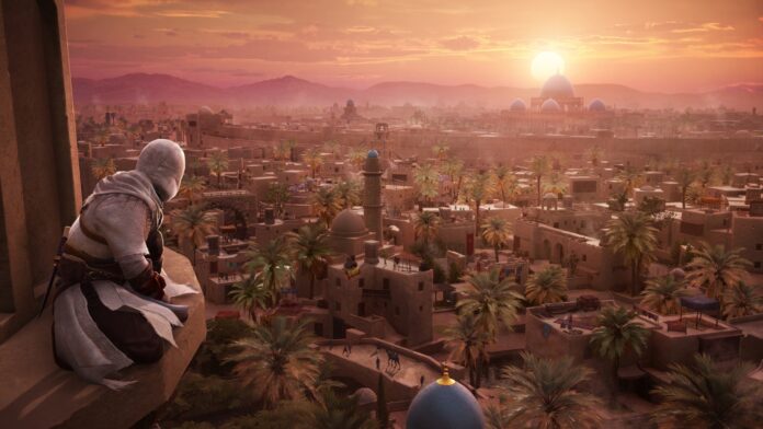 Assassin's Creed Mirage -pelin kuvakaappaus. Assassin's Creed aikajärjestyksessä!
