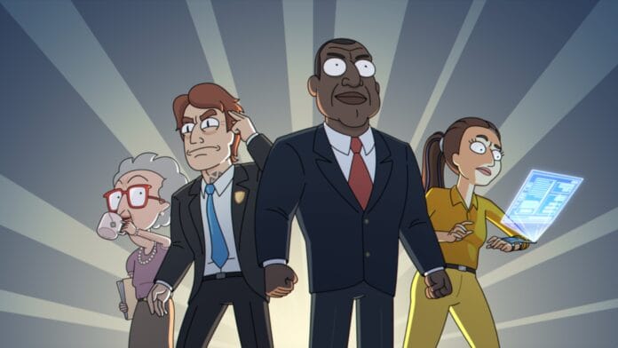 President Curtis -sarjan mainoskuva