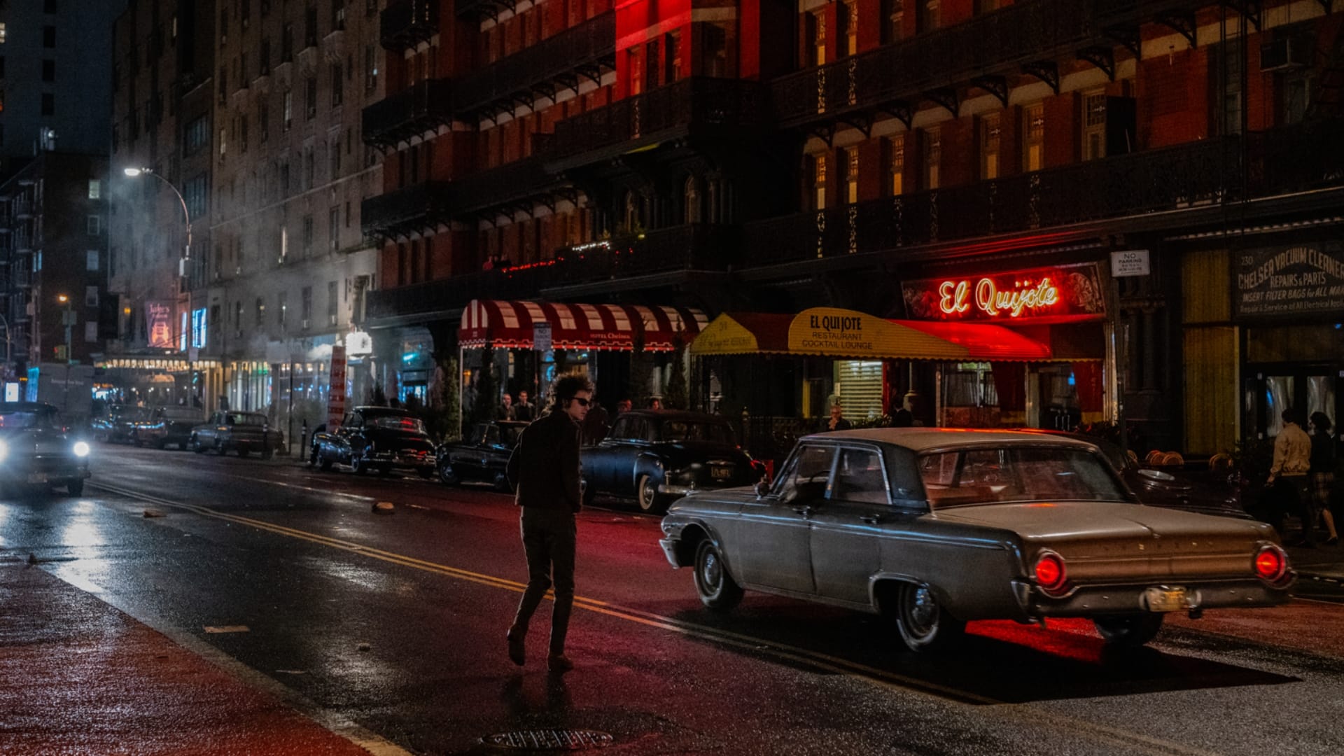 A Complete Unknown -elokuvan kuvakaappaus. Bob Dylanin elämä sähköistyy A Complete Unknown -elokuvassa.