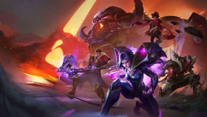 Kuvakaappaus League of Legends -pelistä.