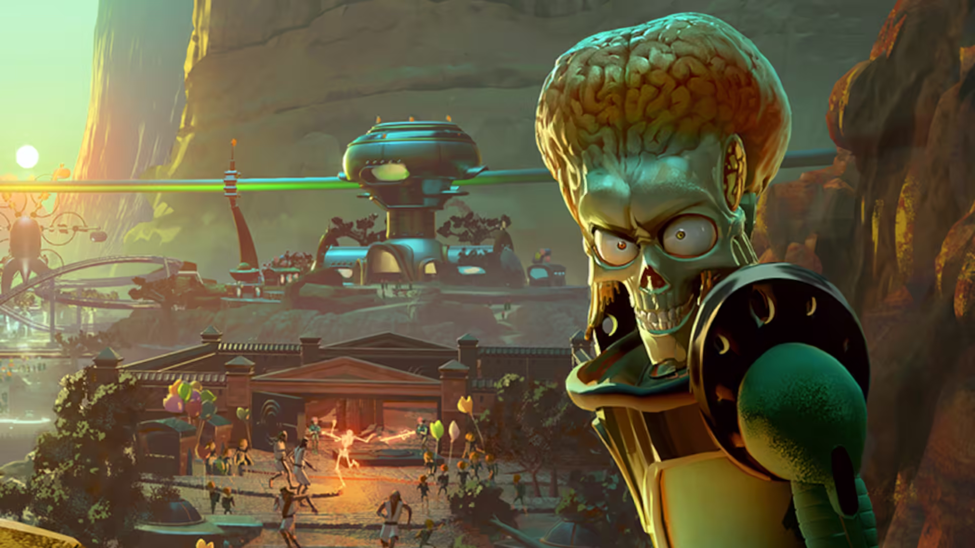 Mars Attracts -pelin grafiikat