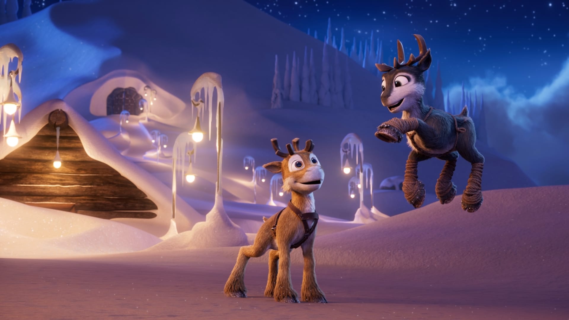 Niko ja myrskyporojen arvoitus -elokuvan kuvakaappaus.