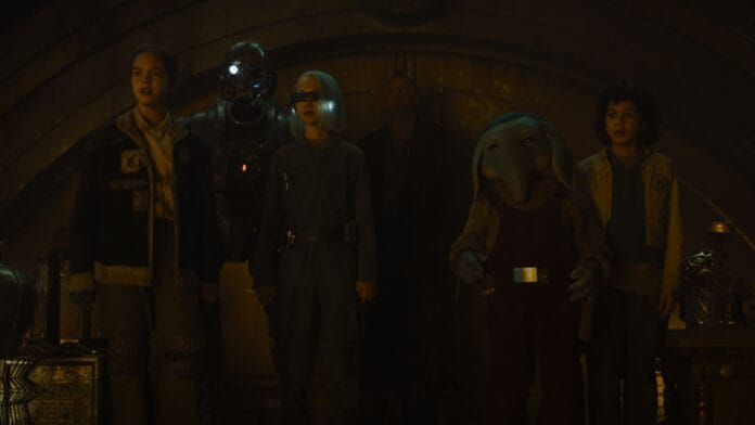 Star Wars: Skeleton Crew -sarjan kuvakaappaus.