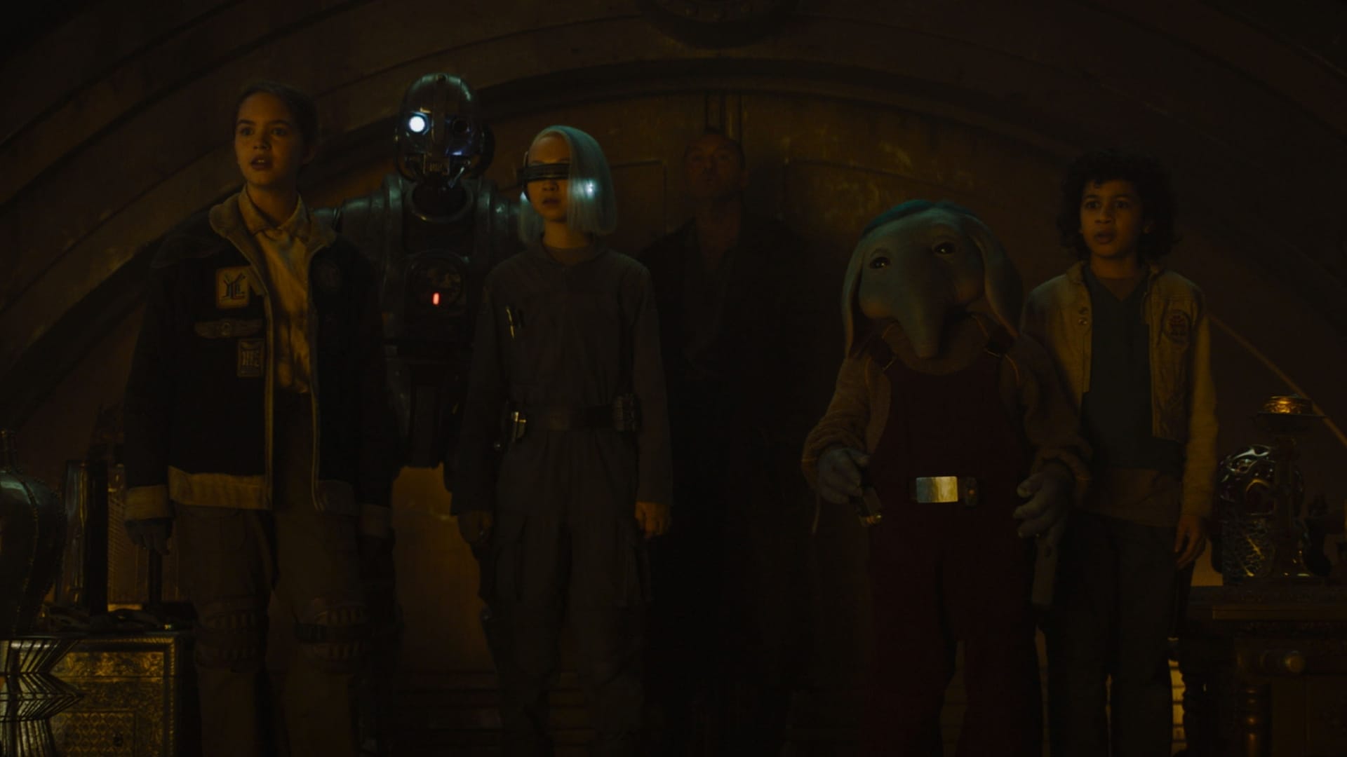 Star Wars: Skeleton Crew -sarjan kuvakaappaus.